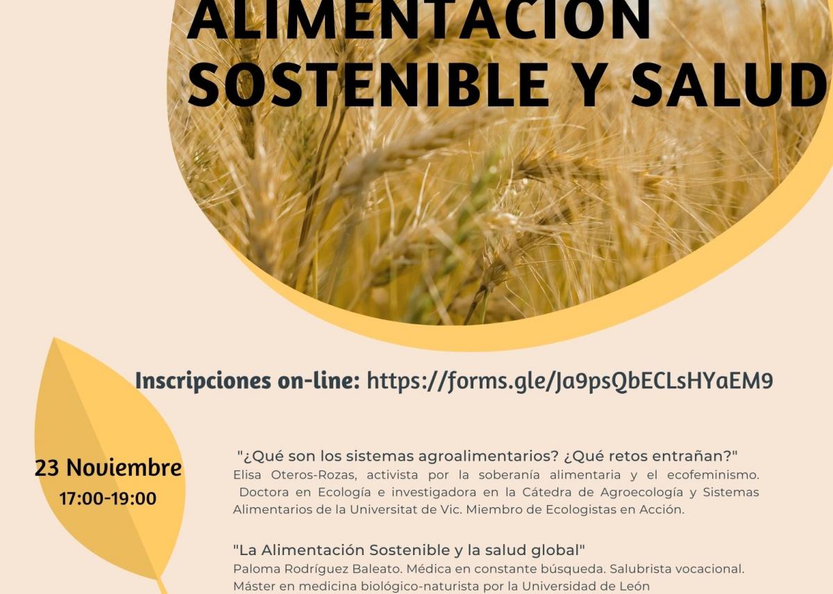 cartel de jornadas alimentación